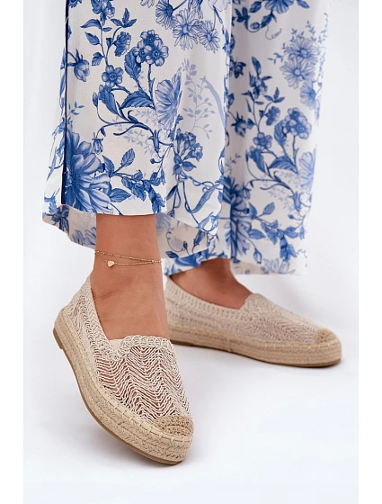 Dámské espadrilky 17392 béžové - Vincenza Dámské espadrilky 17392 béžové - Vincenza