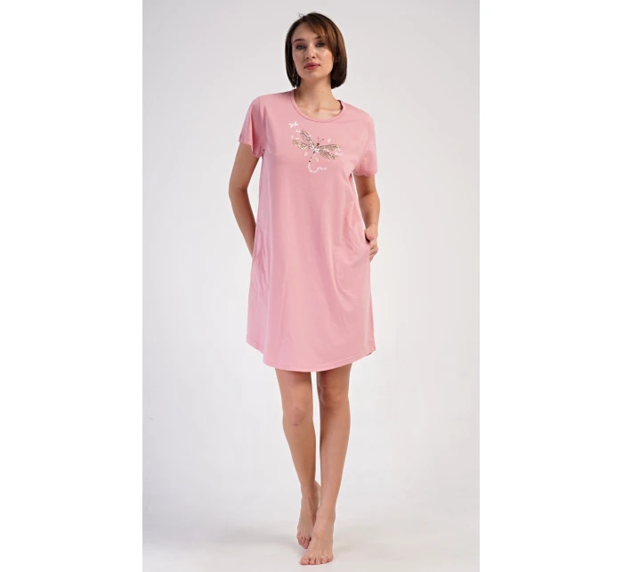 Dámské domácí šaty s krátkým rukávem model 21202723 - Vienetta