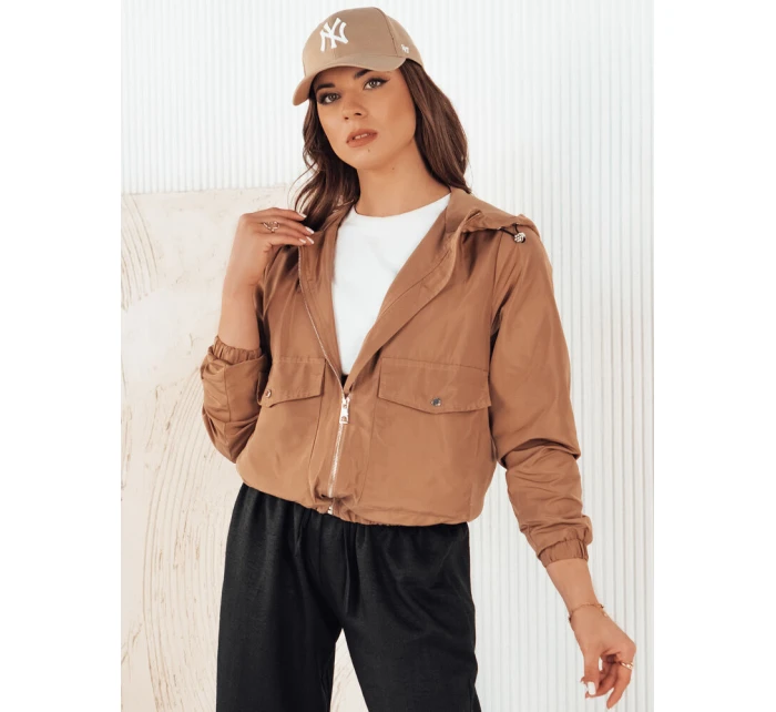 Dámská přechodová bunda BELIJ camel FashionStreet TY4258 Dámská přechodová bunda BELIJ camel FashionStreet TY4258