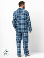 Pánské pyžamo MNS model 21293123 B25 délka/r M2XL na zip - Key Pánské pyžamo MNS model 21293123 B25 délka/r M2XL na zip - Key