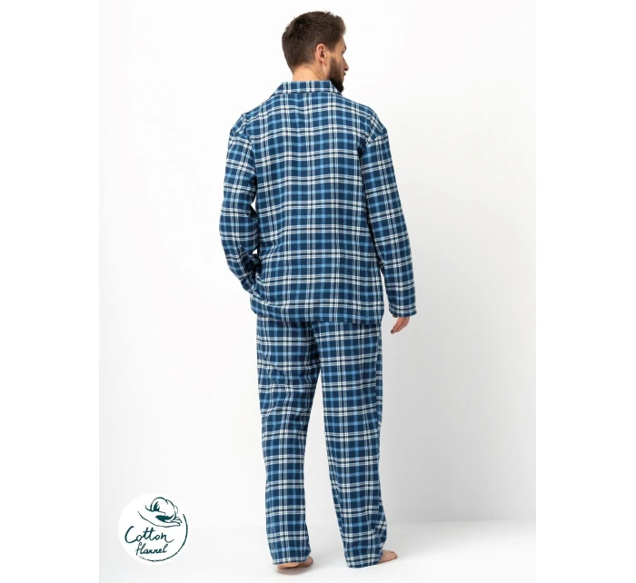 Pánské pyžamo MNS model 21293123 B25 délka/r M2XL na zip - Key Pánské pyžamo MNS model 21293123 B25 délka/r M2XL na zip - Key