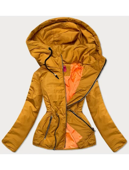 Žlutá dámská prošívaná bunda pro přechodné období model 15890447 - LHD Žlutá dámská prošívaná bunda pro přechodné období model 15890447 - LHD