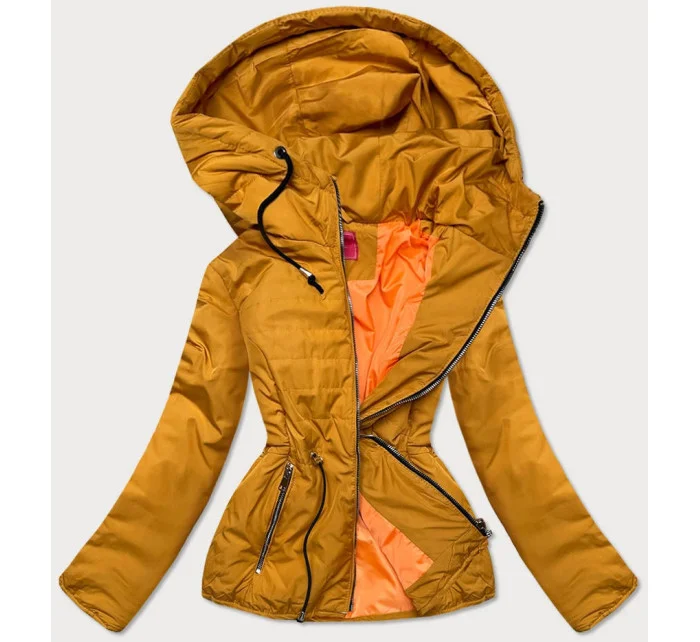 Žlutá dámská prošívaná bunda pro přechodné období model 15890447 - LHD Žlutá dámská prošívaná bunda pro přechodné období model 15890447 - LHD