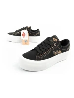 Lee Cooper dámská sportovní obuv na platformě černá se zlatými dámskými teniskami Lee Cooper dámská sportovní obuv na platformě černá se zlatými dámskými teniskami