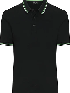 JN Pánské těžké piqué polo s proužky 02. green model 22531360 - Daiber