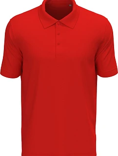Lux Polo Pánské piqué polo  scarlet red model 22446973 - Stedman