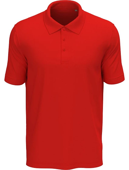 Stedman Lux Polo Pánské piqué polo "Lux" 05.9060 scarlet red Stedman Lux Polo Pánské piqué polo "Lux" 05.9060 scarlet red