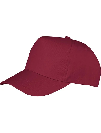 Result Headwear RC 084J Dětská 5 panelová kšiltovka 28.084J burgundy Result Headwear RC 084J Dětská 5 panelová kšiltovka 28.084J burgundy