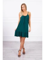 Šaty s model 21753090 páskem zelené - K-Fashion Šaty s model 21753090 páskem zelené - K-Fashion