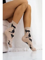 Milena 0200 Kočky ponožky 37-41