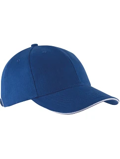 K-up KP 011 6 Panelová sandwich kšiltovka "Orlando" 20.0011 royal blue/white