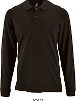 SOL'S Perfect LSL Men Pánské piqué polo s dlouhým rukávem 25.2087 black