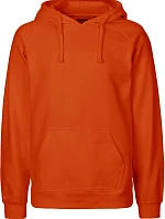 Neutral O 63101 Pánská mikina s kapucí z bio bavlny 77.6311 orange
