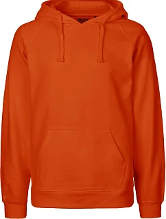 Neutral O 63101 Pánská mikina s kapucí z bio bavlny 77.6311 orange