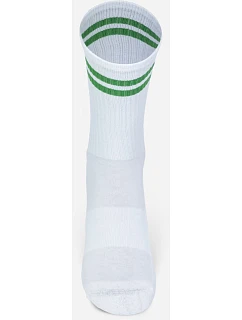 Mr. Socks L 05004 Tenisové ponožky "Basic" 88.5004 white/kelly green