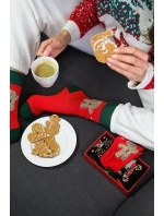 Unisex vánoční ponožky na – sada 3 a Mikuláš model 21772718 - K-Fashion Unisex vánoční ponožky na – sada 3 a Mikuláš model 21772718 - K-Fashion