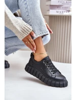 Zateplené dámské sneakersy Big Star MM274618 Černé Zateplené dámské sneakersy Big Star MM274618 Černé