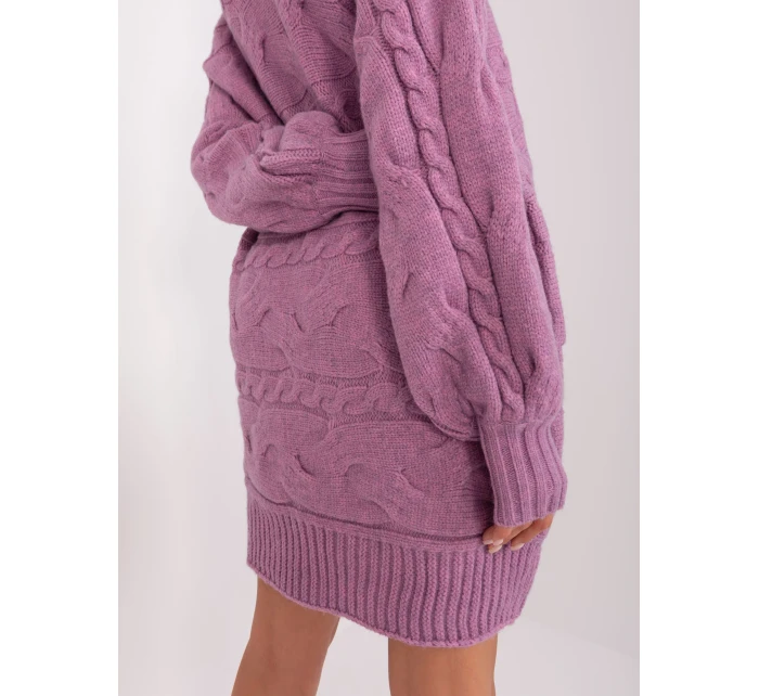 Sweter AT SW model 18909243 fioletowy - FPrice