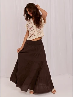 Spódnica IT SD model 22251281 ciemny brązowy - FPrice