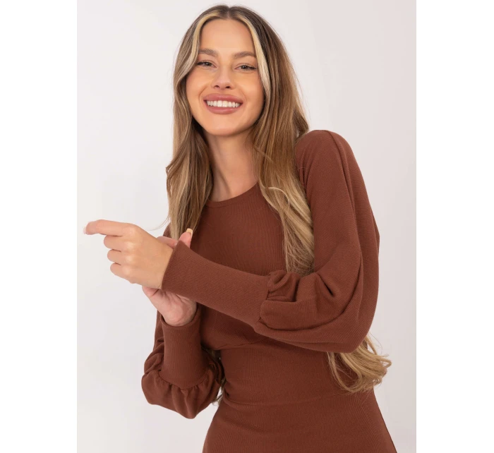 Šaty RV SK 6079.65 hnědá Šaty RV SK 6079.65 hnědá