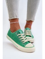 Dámské nízké tenisky Big Star Zelená Dámské nízké tenisky Big Star Zelená