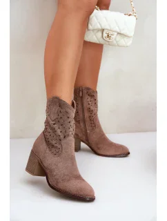 Boty na podpatku model 209415 Step in style