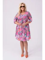 dámské letní květované šaty model 20070170 - Moon dámské letní květované šaty model 20070170 - Moon