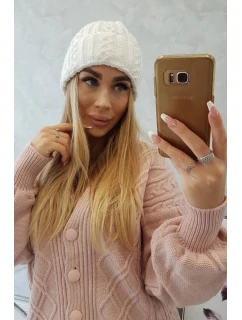 Kšiltovka s částí bílá model 18750717 - K-Fashion