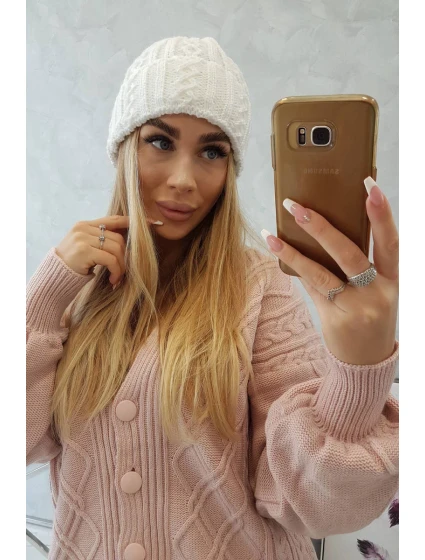 Kšiltovka s částí bílá model 18750717 - K-Fashion Kšiltovka s částí bílá model 18750717 - K-Fashion