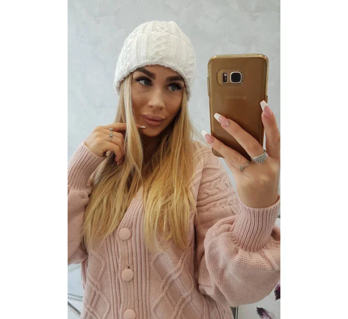 Kšiltovka s částí bílá model 18750717 - K-Fashion Kšiltovka s částí bílá model 18750717 - K-Fashion