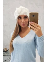 Dámská čepice Ingrid K371 ecru Dámská čepice Ingrid K371 ecru