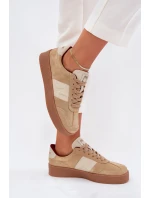 Dámské Zamszové Tenisky Daniel Lopez Just Dare SS2D4022 Béžové