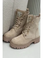 Dámské workery s krystaly na jazyku béžové Rosira Dámské workery s krystaly na jazyku béžové Rosira