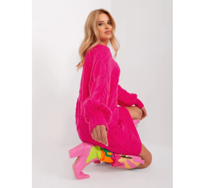 Sweter AT SW model 21326955 fuksjowy - FPrice