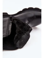 Dámské kotníkové boty – černé Rivelia, zateplené se zipem Dámské kotníkové boty – černé Rivelia, zateplené se zipem