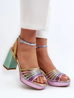 Sandály na podpatku  model 196965 Step in style