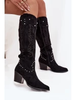 Kozačky na podpatku  model 219859 Step in style