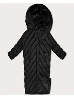 Černá zimní bunda netopýřího typu Minority (P3-6026-1)