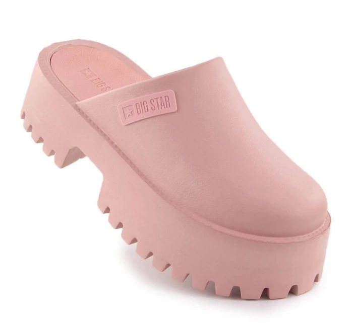 Dřeváky na pevné podrážce Big Star W NN274020 INT2083C