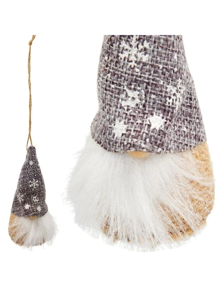 PŘÍVĚSEK S CETKOU SKŘÍTEK ŠEDÝ 11CM PŘÍVĚSEK S CETKOU SKŘÍTEK ŠEDÝ 11CM