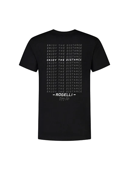 Rogelli t-shirt męski LOGO czarny 2XL