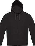 B&C ID.334 Zip Hood Unisex mikina s kapucí 01.I334 black