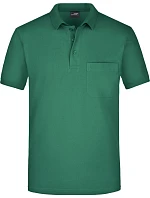 JN Piqué polo s kapsou 02.0 dark green model 22494175 - Daiber JN Piqué polo s kapsou 02.0 dark green model 22494175 - Daiber