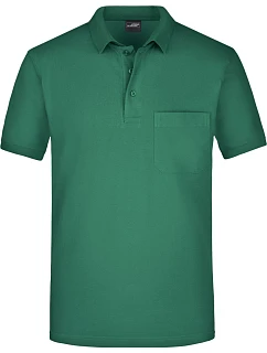 Daiber JN 922 Piqué polo s náprsní kapsou 02.0922 dark green