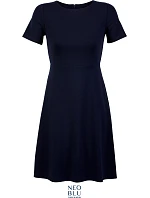 Šaty s krátkým rukávem night blue model 22499925 - NEOBLU Šaty s krátkým rukávem night blue model 22499925 - NEOBLU