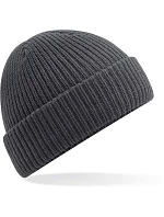 Beechfield B 505 Voděodpudivá pletená čepice s manžetou 53.0505 graphite grey
