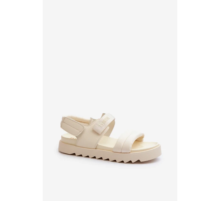 Dámské sandály na platformě Big Star model 21660784 béžové - Big Star Shoes Dámské sandály na platformě Big Star model 21660784 béžové - Big Star Shoes