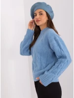 Czapka AT CZ model 18917559 szaro niebieski - FPrice Czapka AT CZ model 18917559 szaro niebieski - FPrice