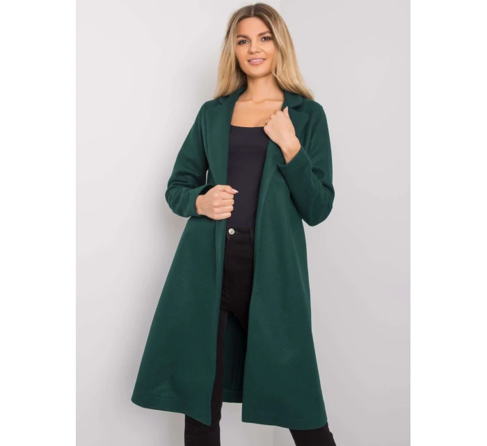 Płaszcz CHA PL model 21091818 ciemny zielony - FPrice Płaszcz CHA PL model 21091818 ciemny zielony - FPrice