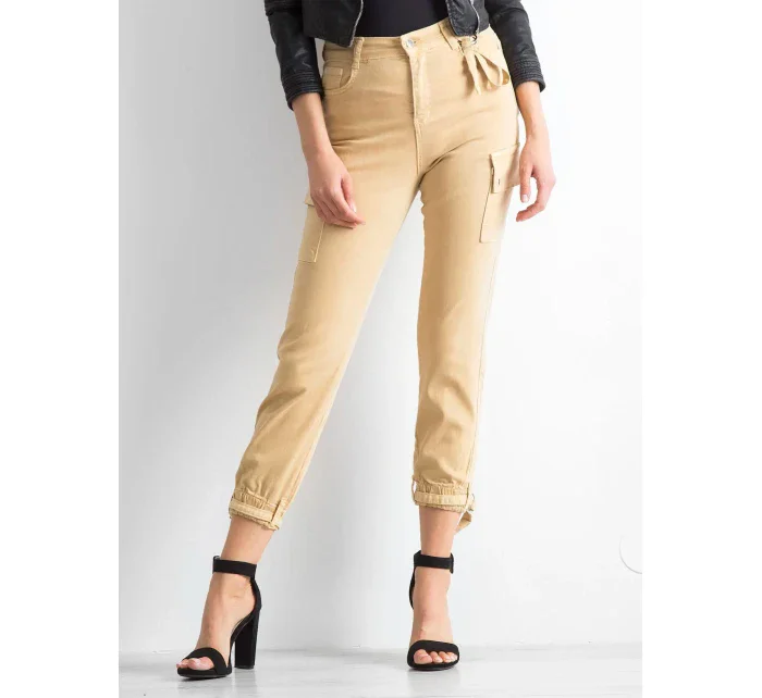 Kalhoty JMP SP 166 D.92P béžová